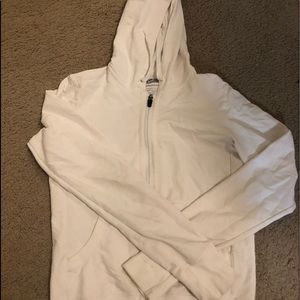 Nike white sports zip up hoodie!